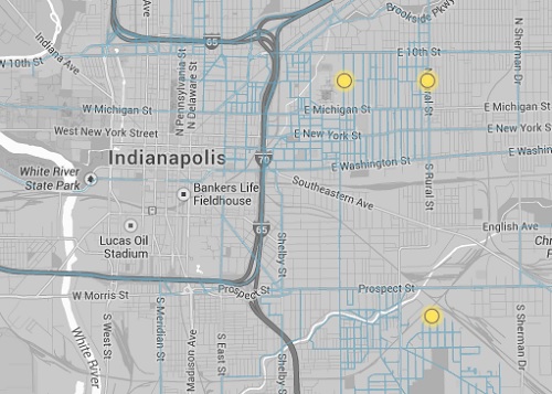 Indianapolis map